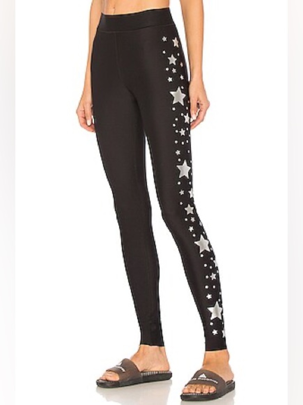 Ultracor Star Stellar Leggings in Nero & Silver XS Black
